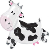 Load image into Gallery viewer, Cow Foil Balloon - 76cm x 71cm - The Base Warehouse
