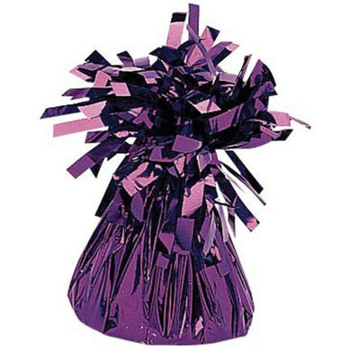 Purple Small Foil Balloon Weight - 180g - The Base Warehouse