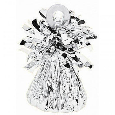 Silver Small Foil Balloon Weight - The Base Warehouse