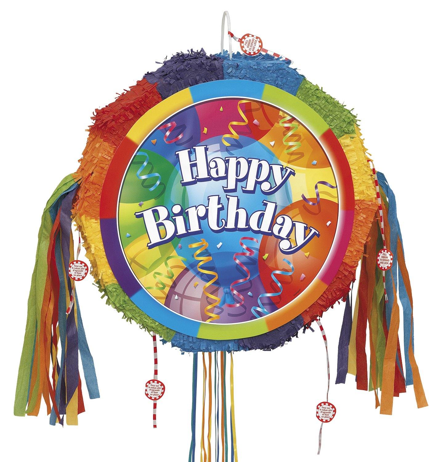 Pinata Happy Birthday Jubilee Pop-Out - 45.7cm H x 48.3cm W - The Base Warehouse