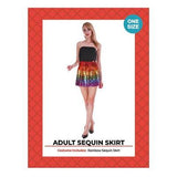 Load image into Gallery viewer, Womens Rainbow Sequin Bandeau Skirt - The Base Warehouse
