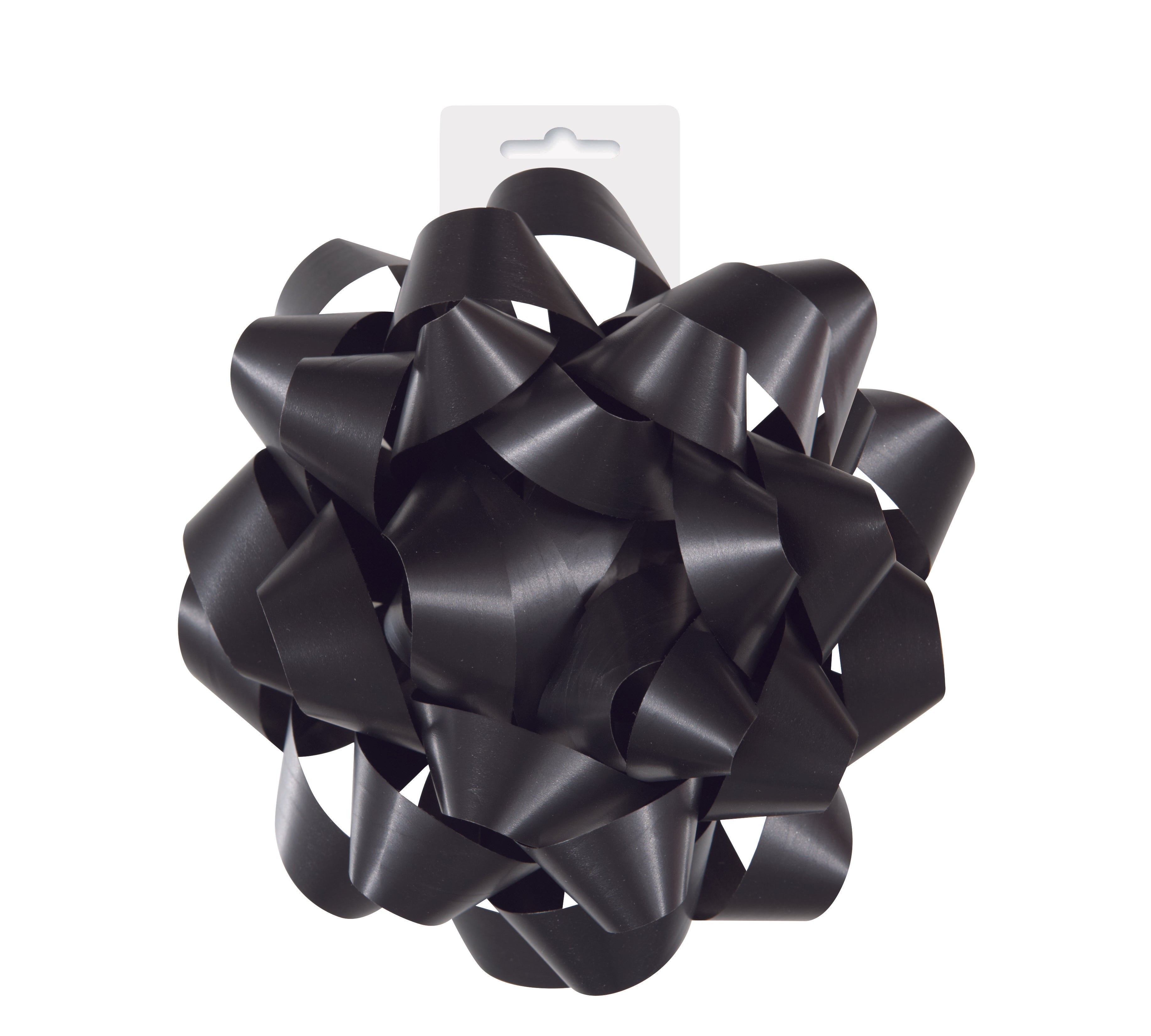 Black Satin Gift Bow - 15cm