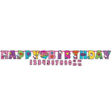 Load image into Gallery viewer, Hello Kitty Rainbow Jumbo Add An Age Letter Banner - 3.2m x 25cm
