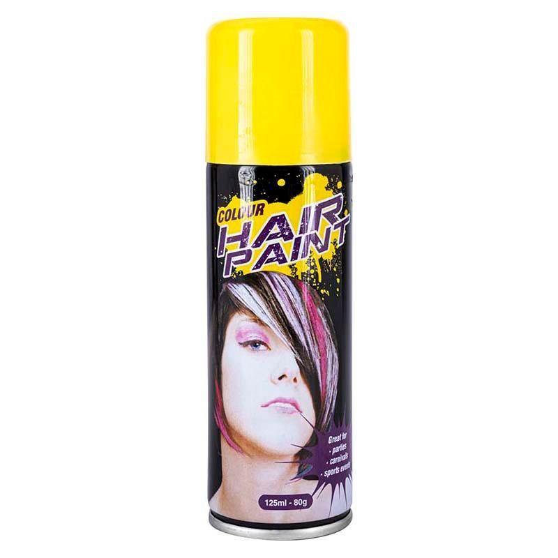 Fluro Yellow Colour Hair Spray - 125ml - The Base Warehouse