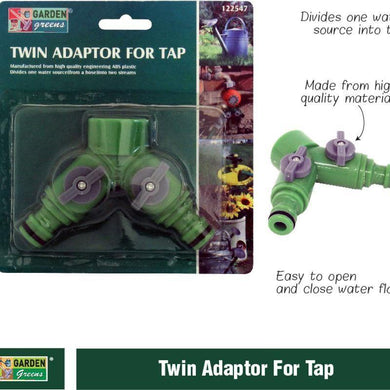 Twin Adaptor Hose Connector - The Base Warehouse