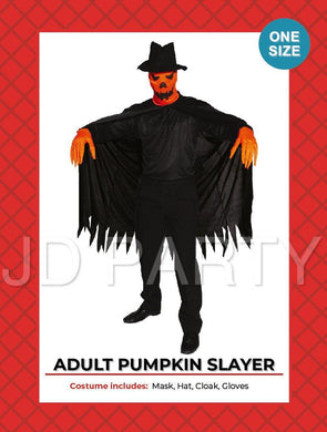 Mens Pumpkin Slayer Costume - The Base Warehouse