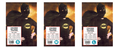 Kids Bat Hero Costume - S (3-4 Years) - The Base Warehouse