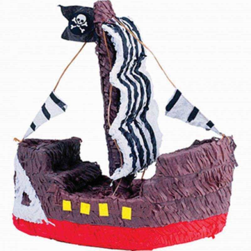 Pirate Ship Pinata - 44cm x 44cm - The Base Warehouse