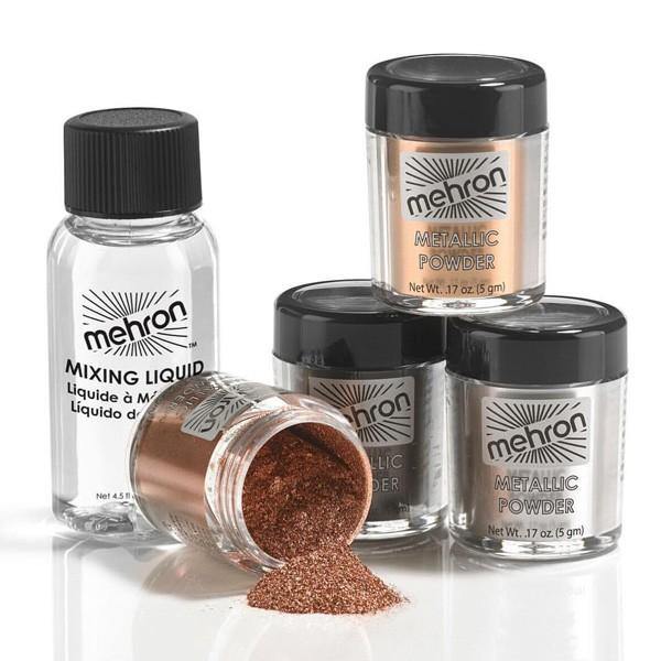 Metallic Powder BRONZE with Mixing Liquid Carded - The Base Warehouse