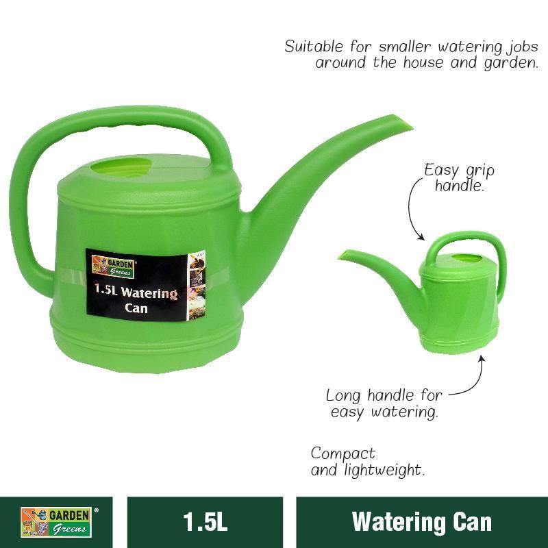 Green Watering Can - 1.5L