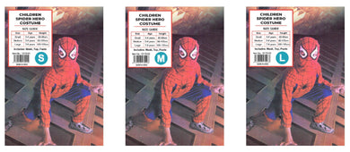 Kids Super Spider Hero Costume - M (5-6 Years) - The Base Warehouse