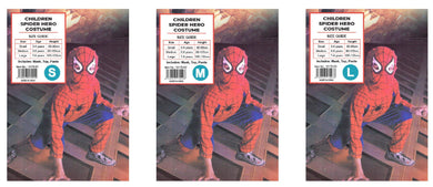 Kids Super Spider Hero Costume - L (7-8 Years) - The Base Warehouse