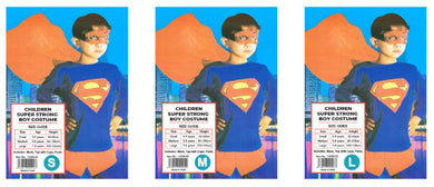 Kids Super Strong Hero Costume - M (5-6 Years) - The Base Warehouse