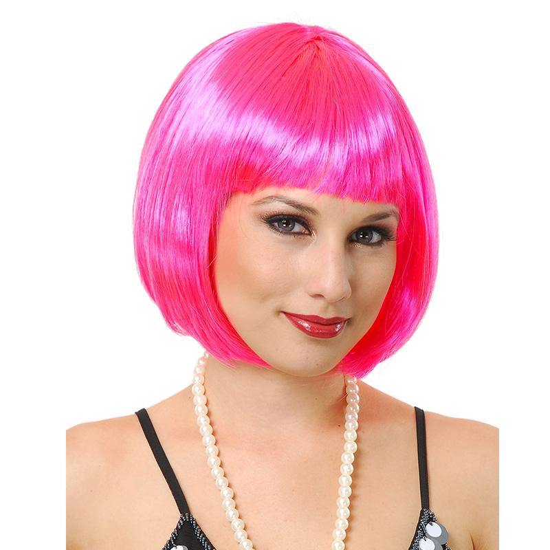 Pink Bob Wig - The Base Warehouse