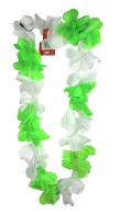 White & Green Hawaiian Lei - The Base Warehouse