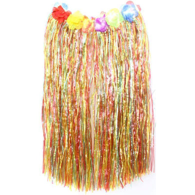 Adults Rainbow Long Hawaiian Skirt - The Base Warehouse