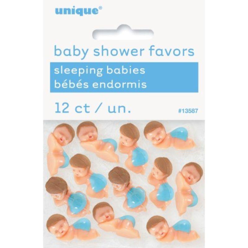 12 Pack Blue Babies with Diaper - The Base Warehouse