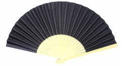 Small Black Paper Fan