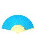 Blue Small Paper Colour Fan - The Base Warehouse