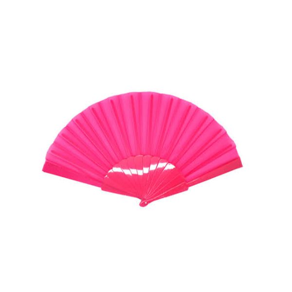 Hot Pink Small Plastic Fan