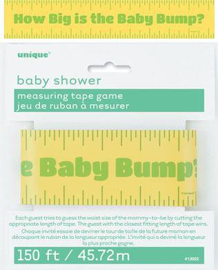 Baby Shower Measuring Tape Game - 45.7m