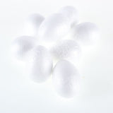 Load image into Gallery viewer, 8 Pack White Polystyrene Plain Eggs - 4cm x 6cm
