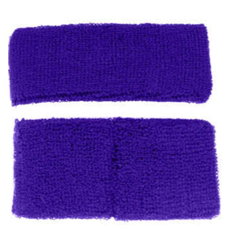 Purple Headband & Wristband Set - The Base Warehouse