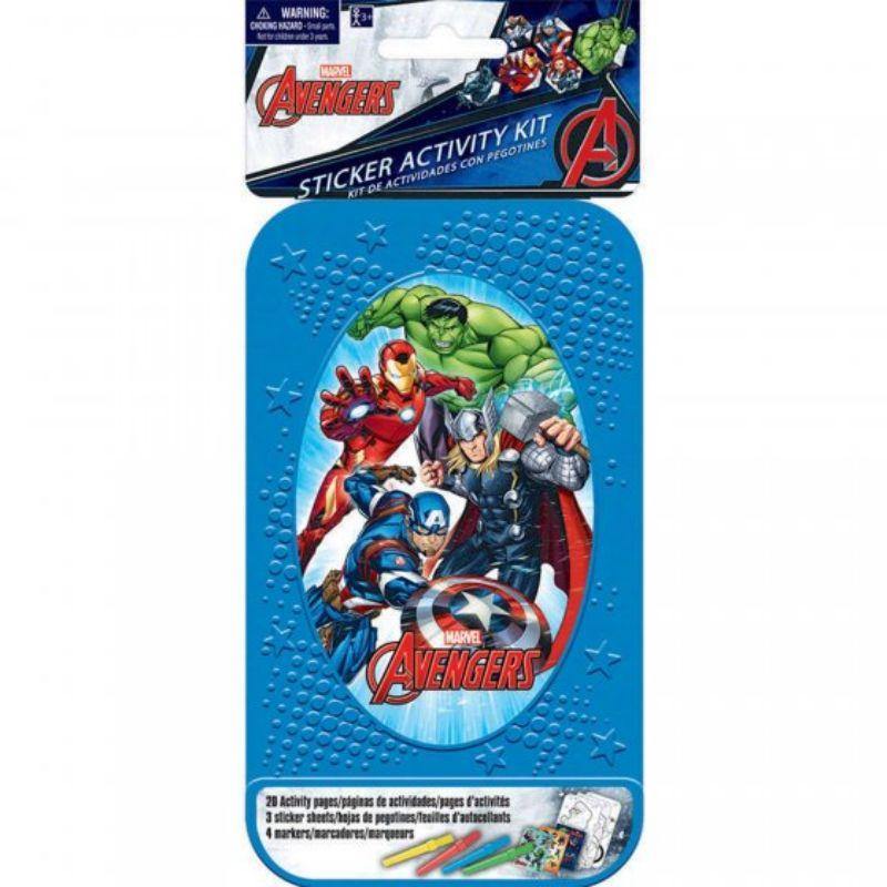 Avengers Sticker Activity Kit - The Base Warehouse