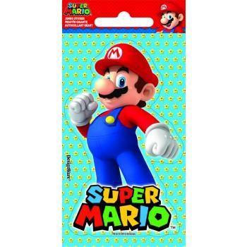 24 Pack Super Mario Brothers Jumbo Sticker Favors - 14cm x 7cm