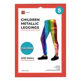 Load image into Gallery viewer, Kids Rainbow Metallic Leggings - Small - The Base Warehouse
