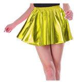 Load image into Gallery viewer, Womens Gold Metallic Skirt - Small - The Base Warehouse
