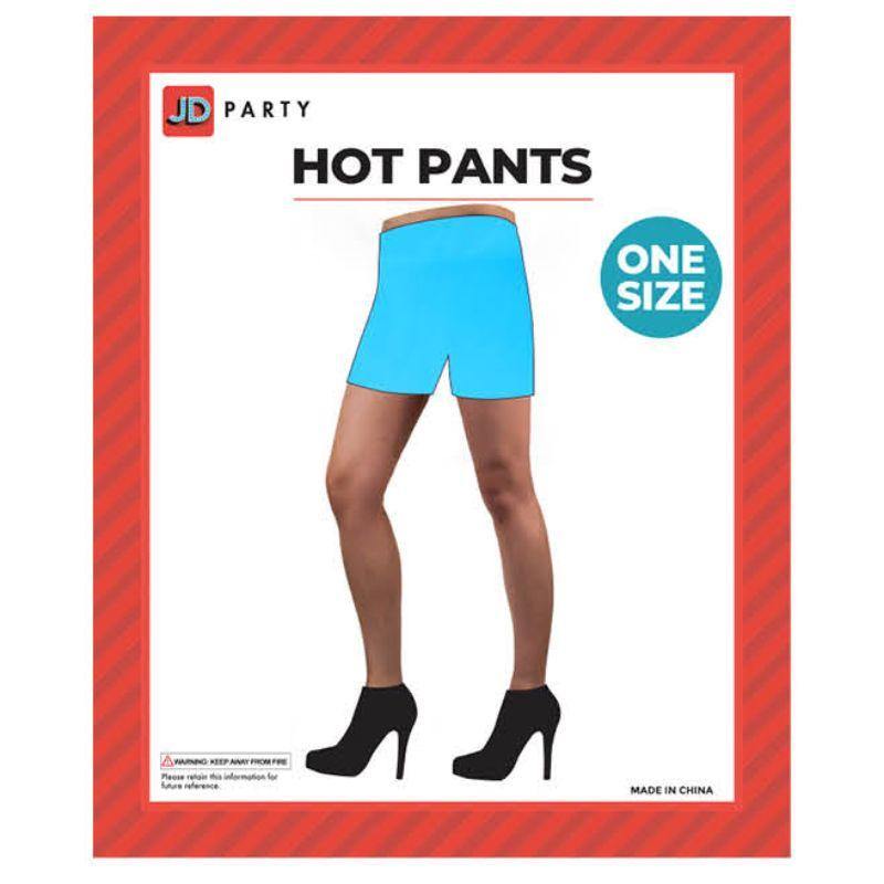 Womens Blue Hot Pants - The Base Warehouse