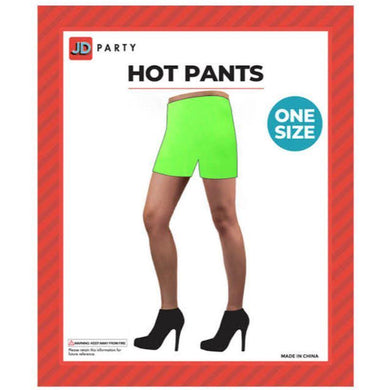 Womens Green Hot Pants - The Base Warehouse