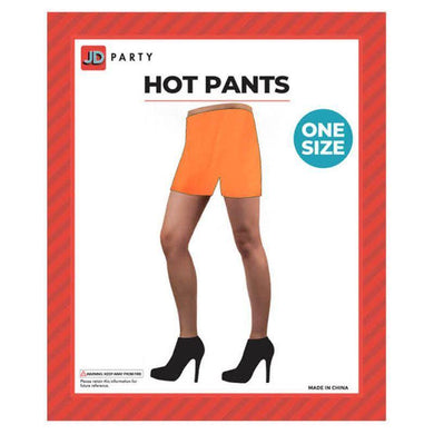 Womens Orange Hot Pants - The Base Warehouse