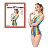 Load image into Gallery viewer, Adult Rainbow Stripe Leotard - S/M - The Base Warehouse

