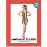 Load image into Gallery viewer, Adult Rainbow Stripe Tank Dress
