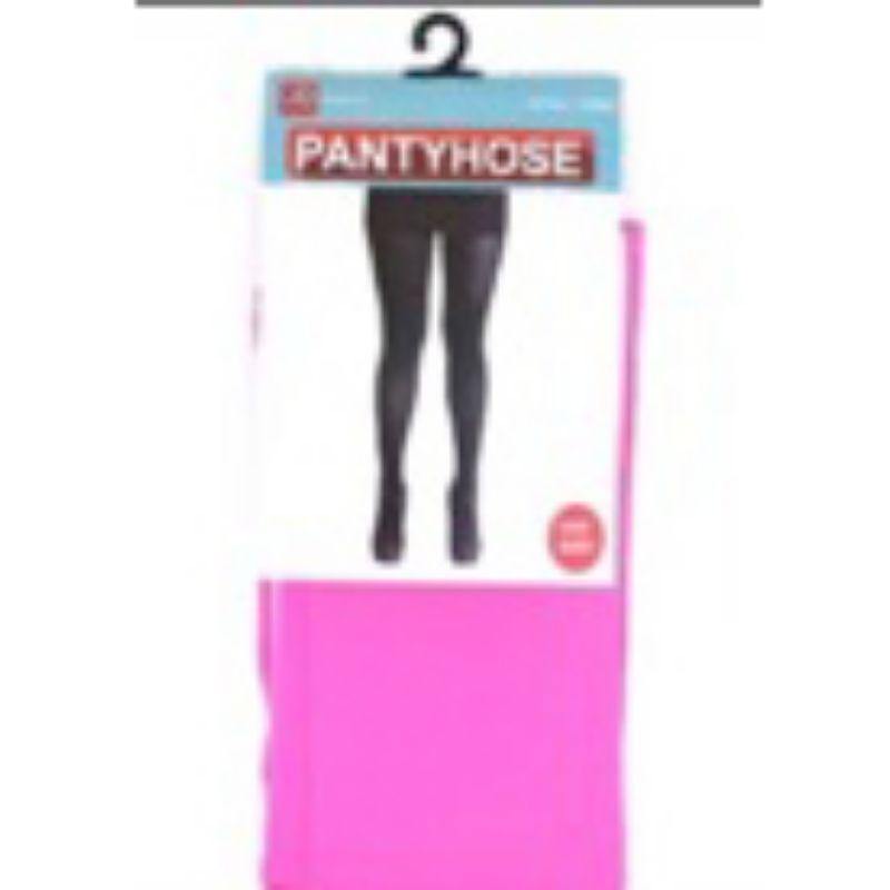 Pink Plain Colour Pantyhose