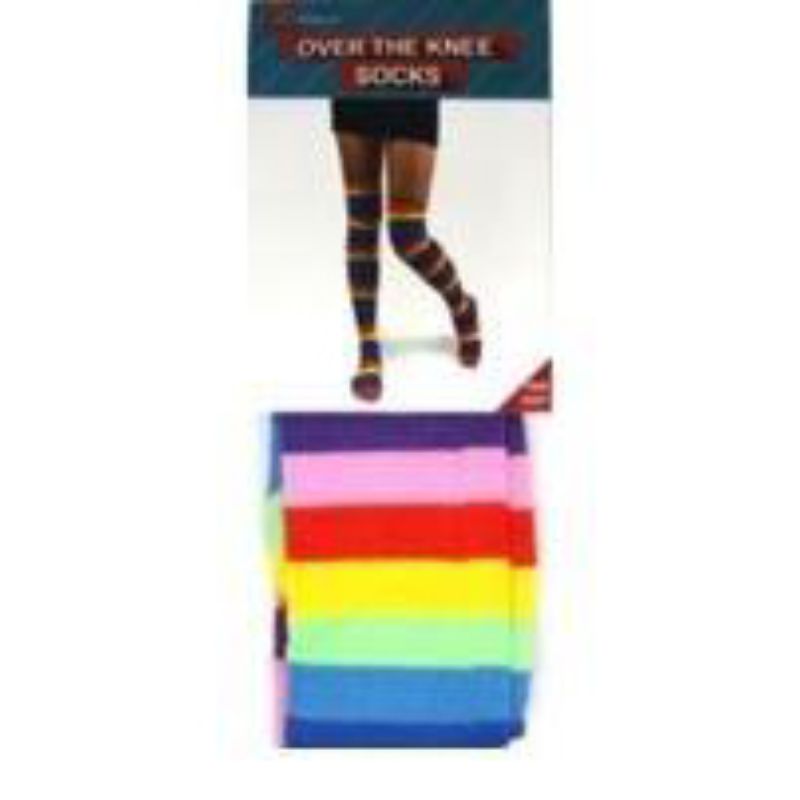 Rainbow Over The Knee Socks