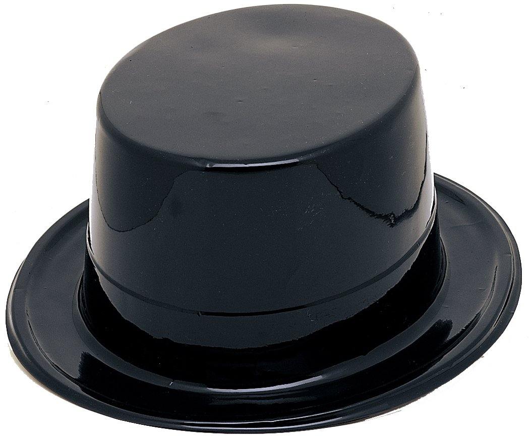 Black Top Hat Plastic
