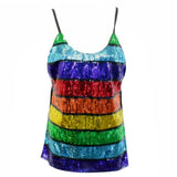 Load image into Gallery viewer, Rainbow Glitter Singlet
