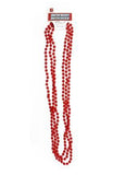 Load image into Gallery viewer, 3 Pack Red Neon Beaded Necklace - The Base Warehouse
