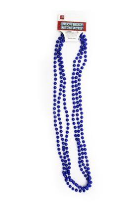 3 Pack Blue Neon Beaded Necklace - The Base Warehouse