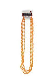 Load image into Gallery viewer, 3 Pack Orange Neon Beaded Necklace - The Base Warehouse
