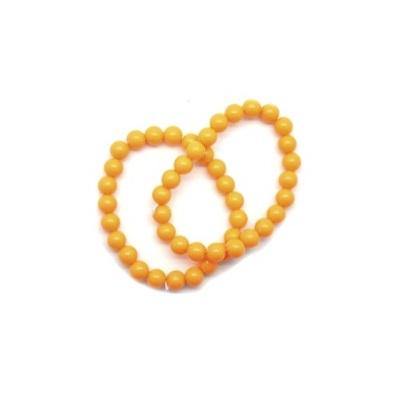 2 Pack Orange Neon Beaded Bracelet - The Base Warehouse