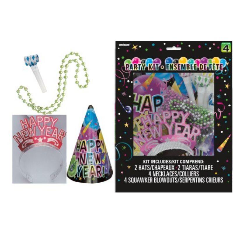 New Year Celebration Party Kit for 4