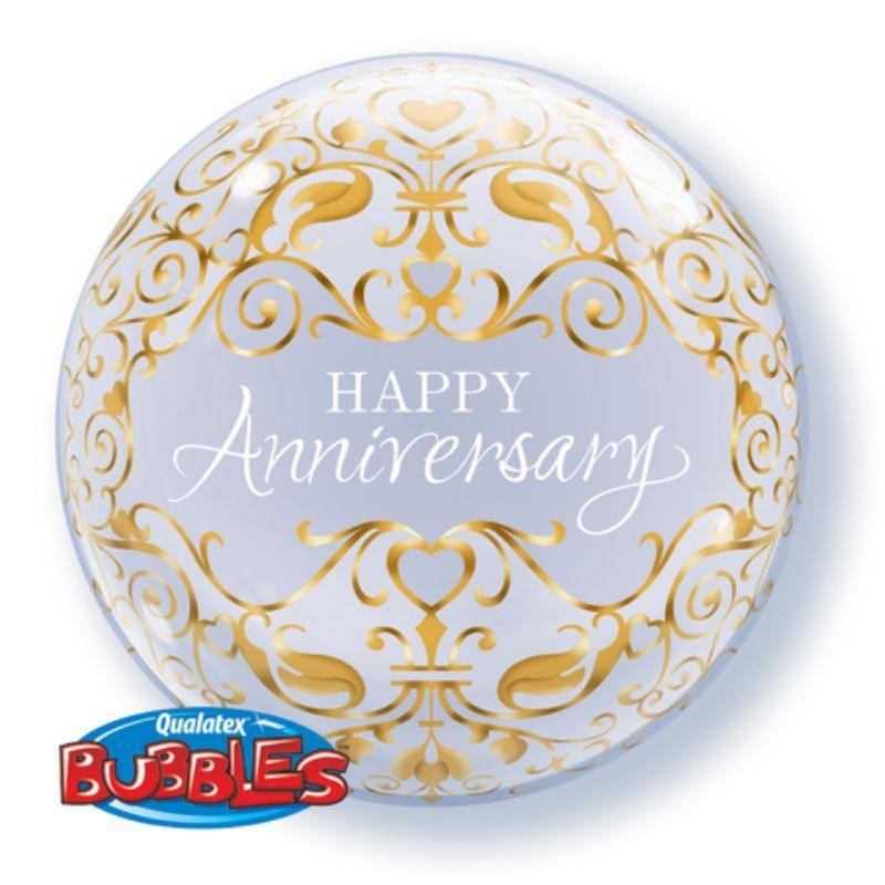 Classic Anniversary Bubble Balloon - 55cm - The Base Warehouse