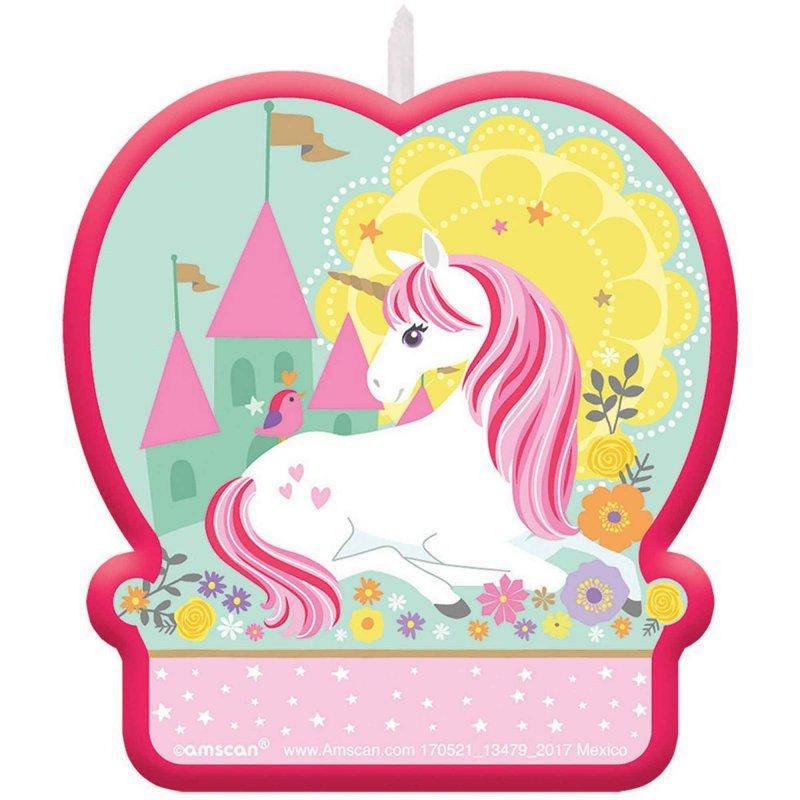 3 Piece Magical Unicorn Birthday Candle Set - The Base Warehouse