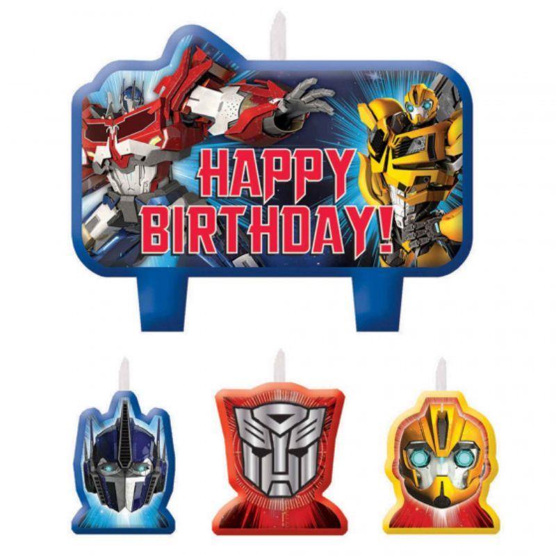 Transformers Core Birthday Candle Set - 473ml - The Base Warehouse