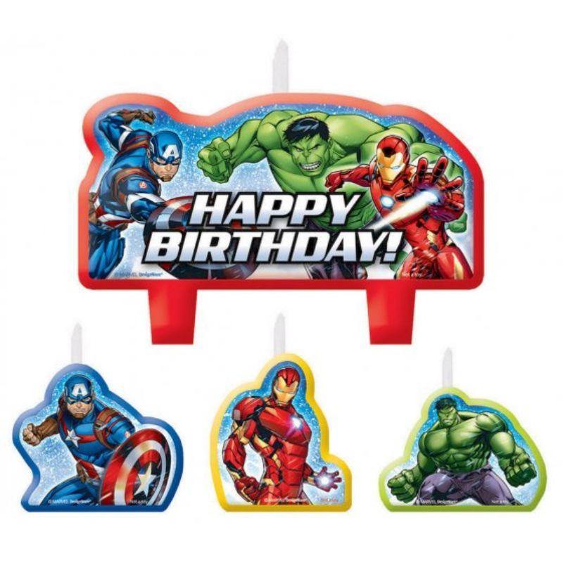 Avengers Epic Birthday Candle Set - The Base Warehouse