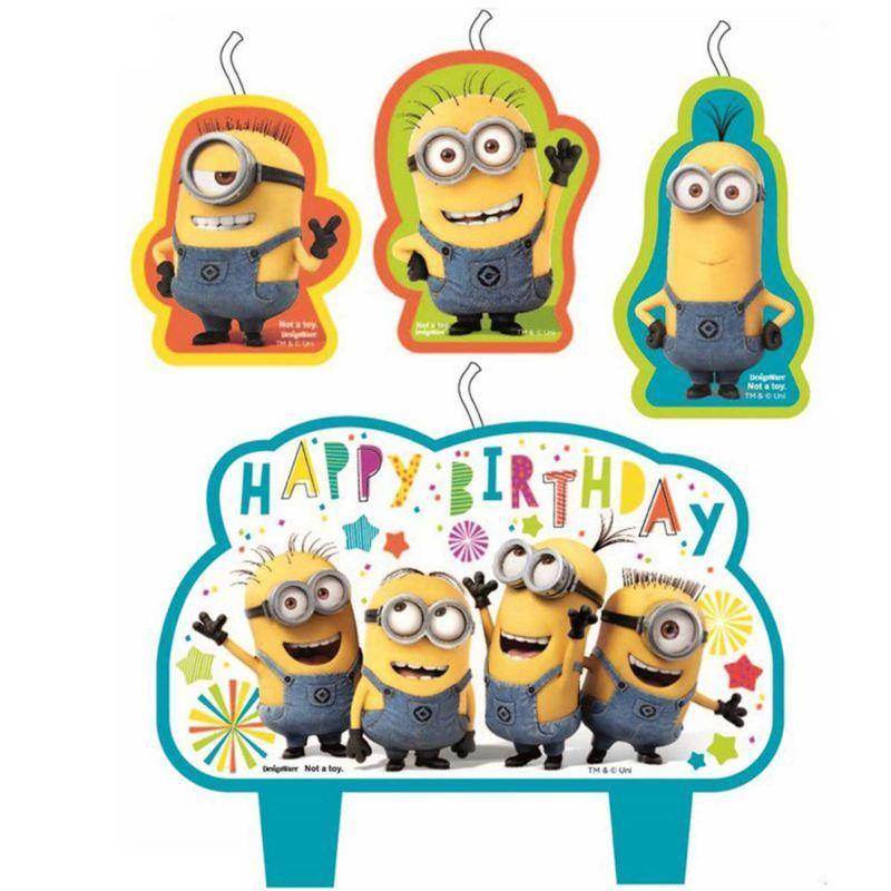 Despicable Me 3 Birthday Candle Set - The Base Warehouse